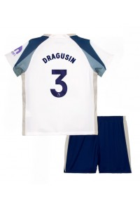 Tottenham Hotspur Radu Dragusin #3 Babytruitje Thuis tenue Kind 2025-26 Korte Mouw (+ Korte broeken)